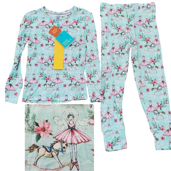 posh peanut Other - NEW Posh Peanut girls 5T-6T Farrah Ballerina 2 Piece Pajamas Bamboo L/S Horse